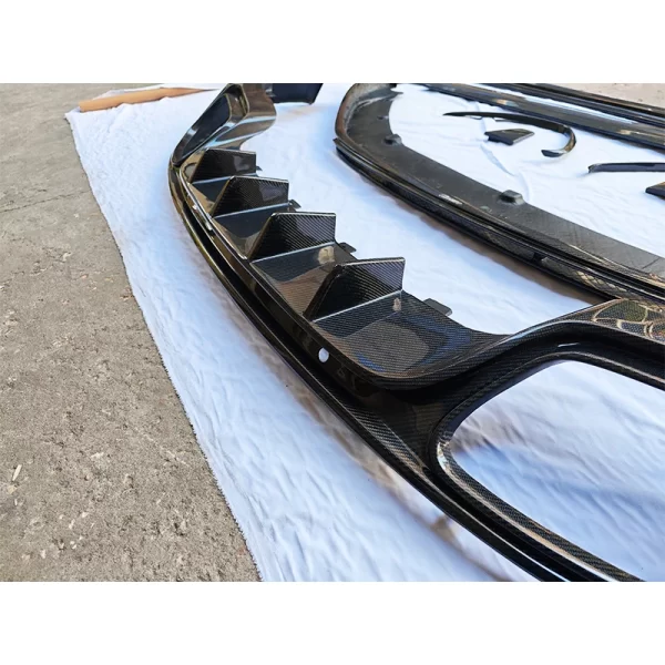 Suitable for Porsche 2017-2023 Panamera 971 carbon fiber body kit front lip rear lip bumper side skirt front spoiler for car - Image 6