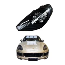 2015-2017 Porsche Cayenne High Configuration LED Headlights Upgrade Modified Headlights Plug and Play New Condition