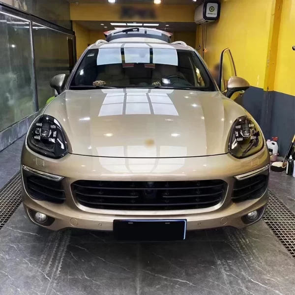 2015-2017 Porsche Cayenne High Configuration LED Headlights Upgrade Modified Headlights Plug and Play New Condition - Image 5