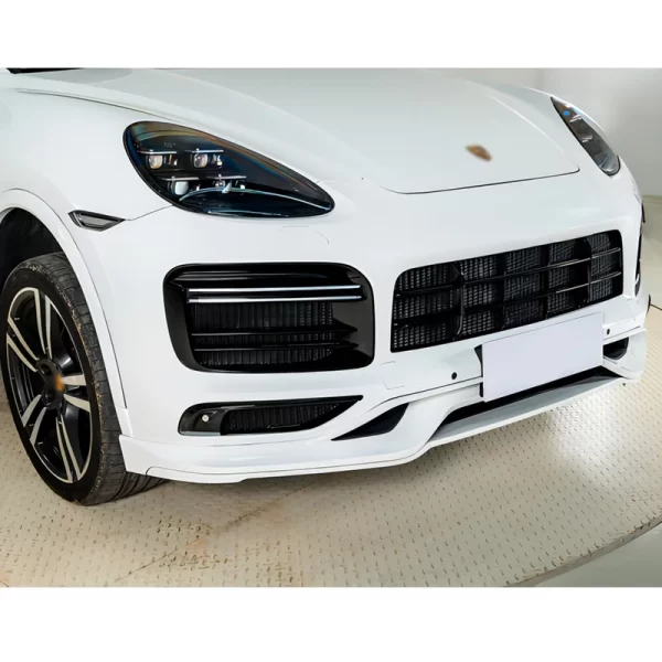 Suitable for Porsche Cayenne 2011-2011 958.1 Upgrade 9Y0/9YA Body Kit SportDesign Front Bumper Techart Front Lip - Image 4