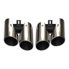 For Porsche Panamera GTS Style 971 2017-2023 New Titanium Black Exhaust Tips Upgrade Muffler Tail Pipe Exhaust System