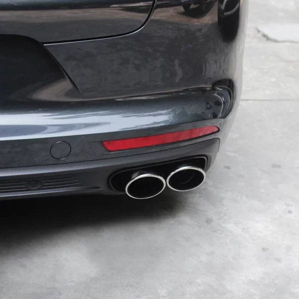 For Porsche Panamera GTS Style 971 2017-2023 New Titanium Black Exhaust Tips Upgrade Muffler Tail Pipe Exhaust System - Image 6