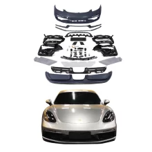 2016-2023 Porsche Cayman 718/GTS Boxster Body Kit Rear Grille and Front Bumper Upgrade to GTS Style New Condition