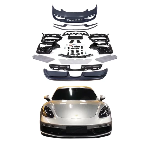 2016-2023 Porsche Cayman 718/GTS Boxster Body Kit Rear Grille and Front Bumper Upgrade to GTS Style New Condition
