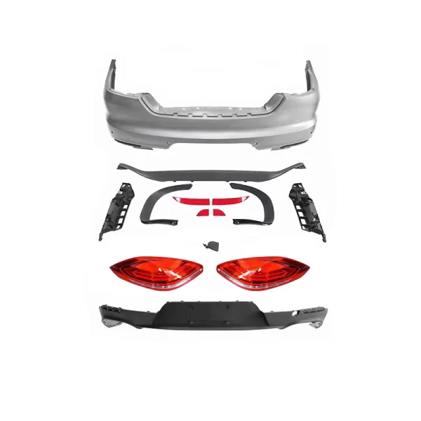 Suitable for Porsche Panamera 2009-2013 970.1 Upgrade 970.2 Rear Bumper Panamera Rear Lip Rear Bumper