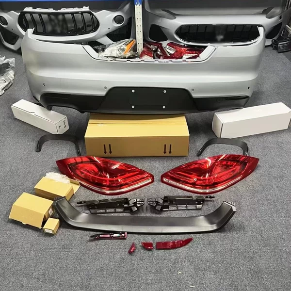 Suitable for Porsche Panamera 2009-2013 970.1 Upgrade 970.2 Rear Bumper Panamera Rear Lip Rear Bumper - Image 2