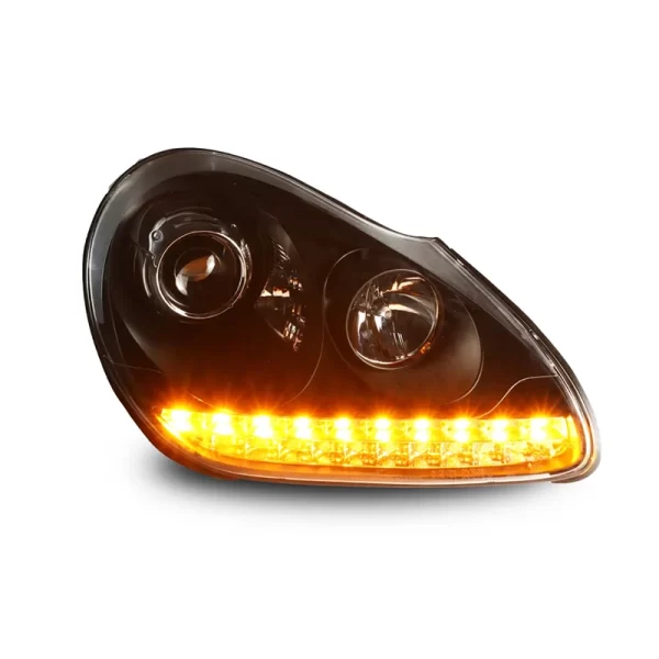 New White LED Headlights for Porsche Cayenne 2003-2007 Front Bumper Position Halogen Lamp Type - Image 2