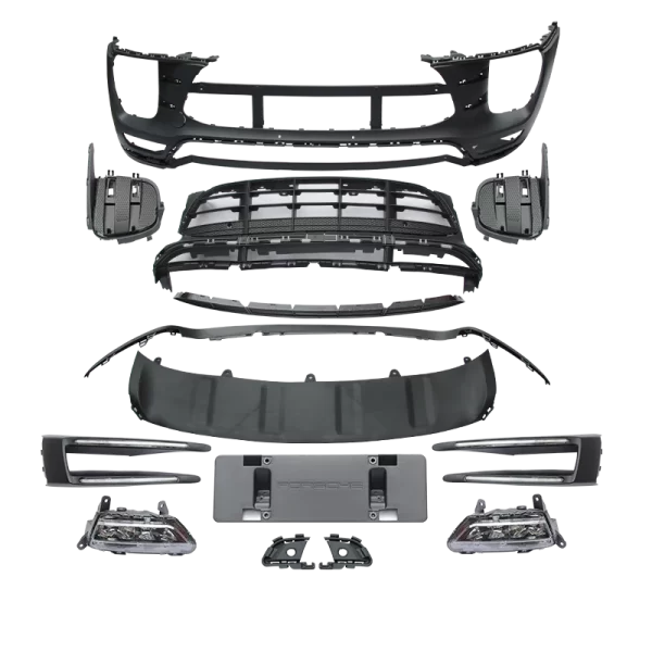 2014-2017 Porsche Macan Turbo-style Front Bumper Bodykit Carton Box Car Grille New Condition Upgrade