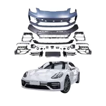 2017-2023 Porsche Panamera 971 TurboS Style Body Kit New Front Bumper Tips Car Grille Modification Upgrade to Stylish Exterior