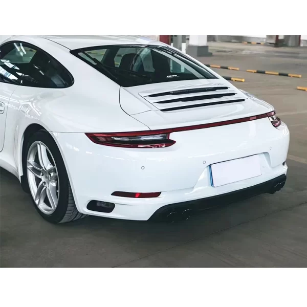 2016-2019 Porsche 911 Tail Light Upgrade Continuous Taillights with Turn Signal Penetrating Lights Rear Bumper Position - Image 2