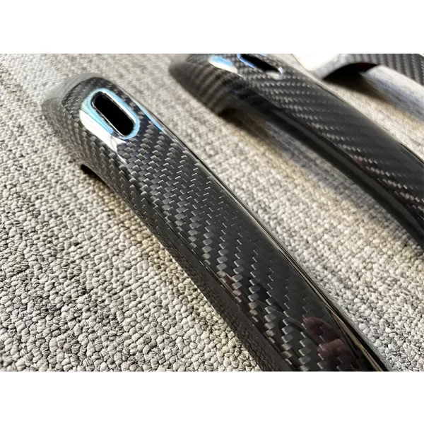 New Upgrade Carbon Fiber Door Handle Cover for Porsche Macan Cayenne Exterior Handle - Image 3