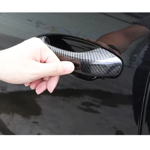 New Upgrade Carbon Fiber Door Handle Cover for Porsche Macan Cayenne Exterior Handle - Image 4