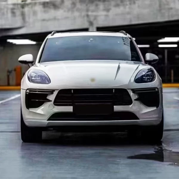 2014-2021 Porsche Macan Turbo SD Bodykit Car Conversion Upgrade with New Front & Rear Bumper and Grille Fog Light Cut-Outs - Image 6