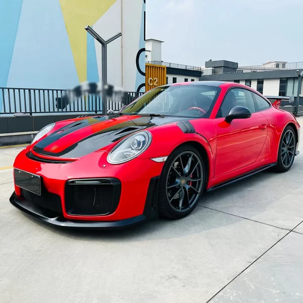 High Quality Dry Carbon Fiber Engine Hood for Porsche 911 991.1 991.2 GT3 GT2RS 991 GT2 RS New Upgrade - Image 4