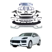 Techart Front Lip Body Kit for 2024 Porsche Cayenne 9YA Rear Bumper Rear Lip with Wheel Eyebrow New Condition Upgrade Purpose