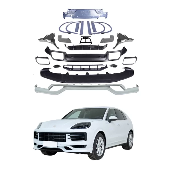 Techart Front Lip Body Kit for 2024 Porsche Cayenne 9YA Rear Bumper Rear Lip with Wheel Eyebrow New Condition Upgrade Purpose