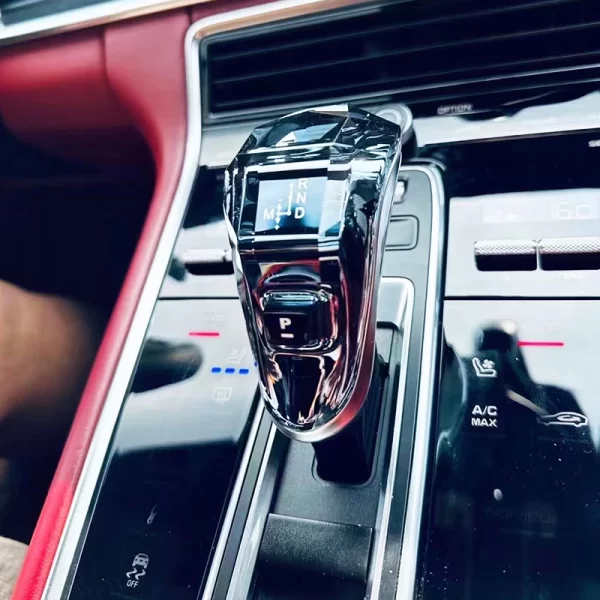 High-End Crystal Glass Gear Lever Shift Head 9Y0 Upgrade for Porsche Cayenne 2017-2023 Panamera 971 New Condition Shift Lever - Image 5
