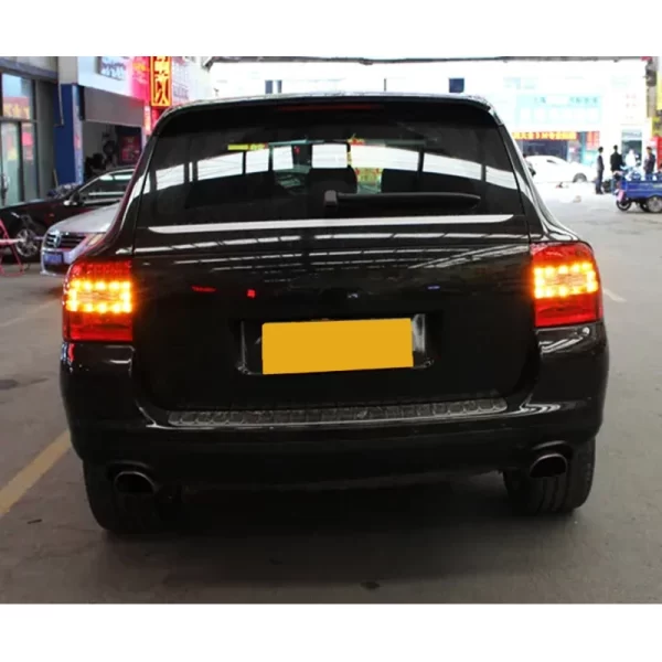 New 2003-2007 Porsche Cayenne Car Tail Lights Brake Turn Signals Reverse Tail Light with Red Lens 12V Voltage - Image 5