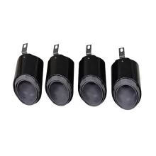 Modified Four Outlet Tailpipes for Porsche 17-23 Panamera 4S Optional Exhaust Pipe Upgrade Sport Exhaust Tailpipes