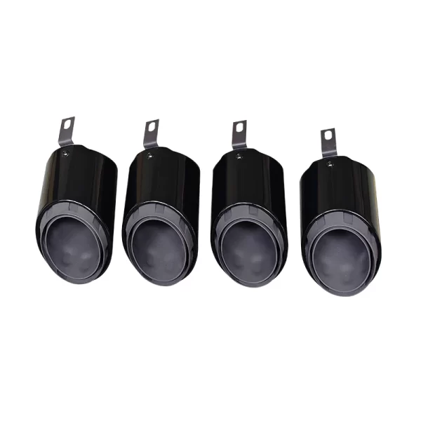 Modified Four Outlet Tailpipes for Porsche 17-23 Panamera 4S Optional Exhaust Pipe Upgrade Sport Exhaust Tailpipes