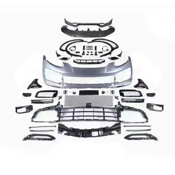 2011-2014 Porsche Cayenne 958.1 Car Conversion Upgrade Bodykit New 9YA Turbo Front Bumper with Fog Light Cut-Outs
