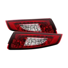2005-2009 Porsche 911 997 LED Tail Lights Brake Turn Signals 997.1 Reverse Tail Lights New Condition Red Lens 12V Voltage