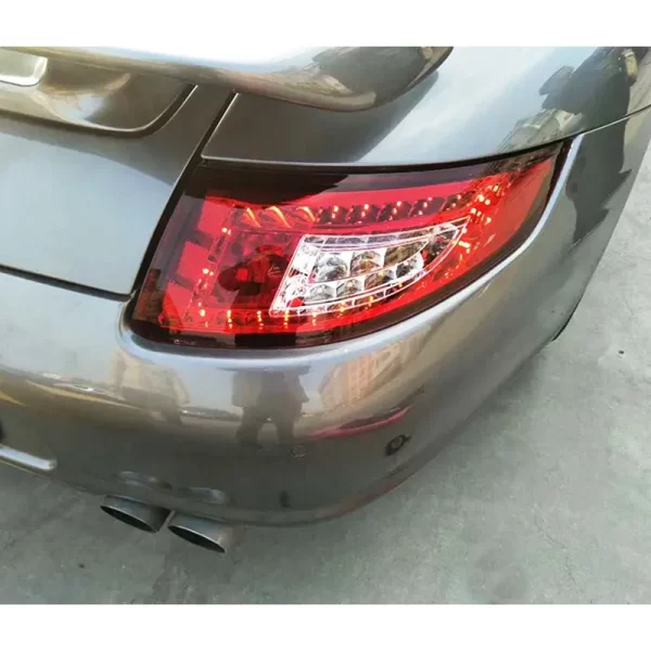 2005-2009 Porsche 911 997 LED Tail Lights Brake Turn Signals 997.1 Reverse Tail Lights New Condition Red Lens 12V Voltage - Image 4