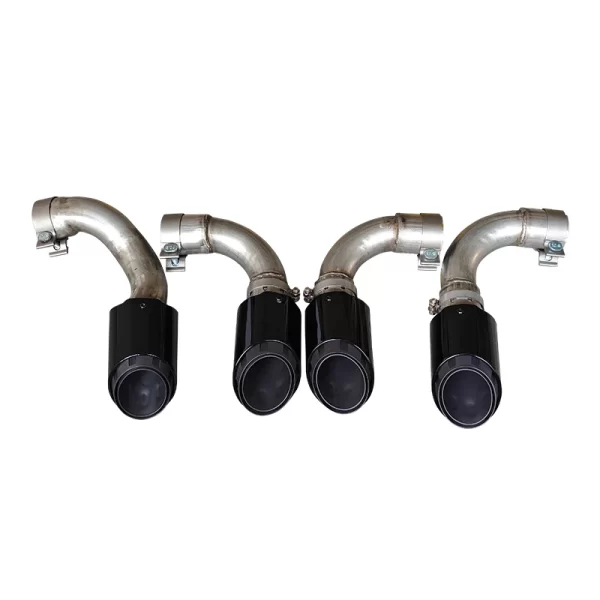 New 18-24 CayenneS Four Outlet Tailpipe Exhaust Modification for Porsche Coupe Throat Exhaust Pipe Upgrade