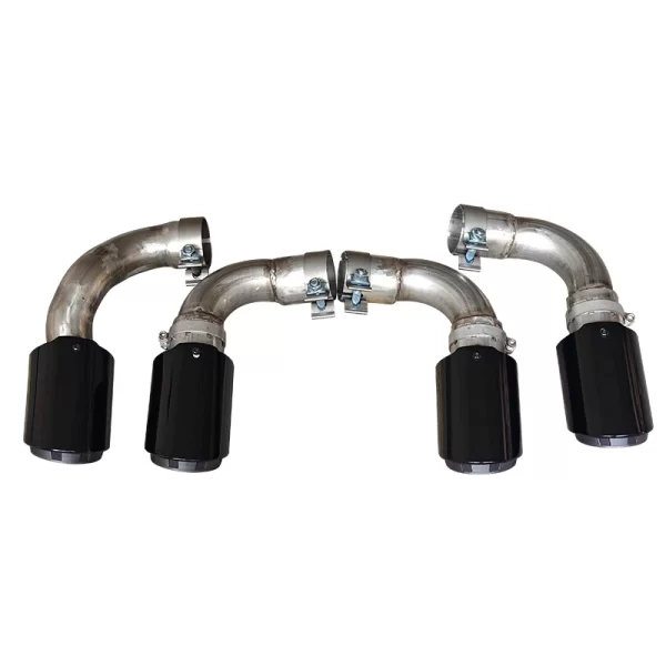 New 18-24 CayenneS Four Outlet Tailpipe Exhaust Modification for Porsche Coupe Throat Exhaust Pipe Upgrade - Image 2