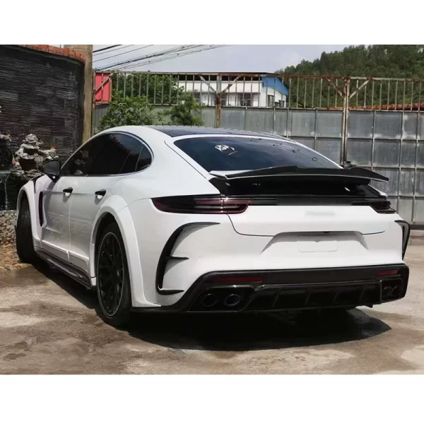 2017-2023 Porsche Panamera971 Surround Upgrade Mansory Carbon Fiber Front Lip Rear Bumper Hood Fender Vents New Fog Light - Image 5