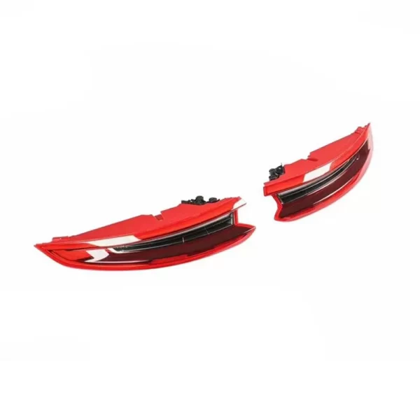 2017-2019 Porsche 911 LED Tail Light Brake Turn Signal Reverse Lamp Smoked Black Modification for 991.2 - Image 3