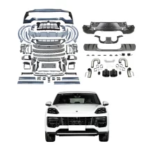 Suitable for Porsche Cayenne 2024 9Y0.2 Upgraded Turbo GT Car Body Kit Front Bumper and Rear Bumper Surround