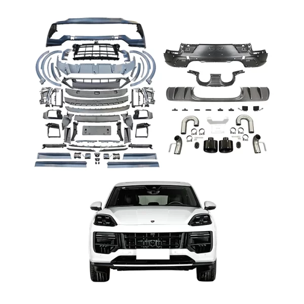 Suitable for Porsche Cayenne 2024 9Y0.2 Upgraded Turbo GT Car Body Kit Front Bumper and Rear Bumper Surround