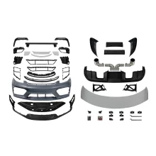 For Porsche 718 GT4 Style Front Bumper Body Kits  Spoiler PP Material for Porsche 2017-2023 718 982 Cayman Boxster Car Grille