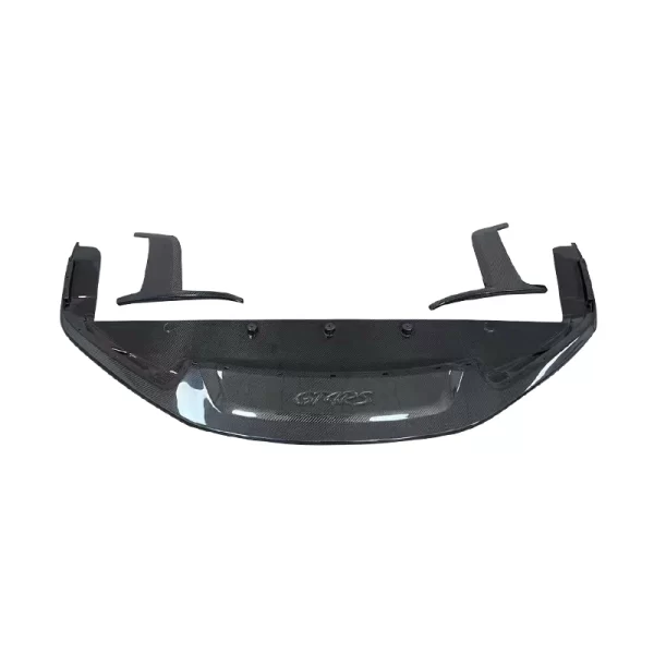 Suitable for Porsche 718 GT4 RS Front Lip Carbon Fiber Front Bumper Lower Guard 718 982 Cayman Boxster GT4 RS Carbon Fiber