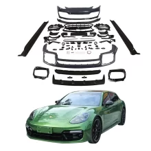 Sport Design Body Kits for Porsche Panamera 971 2017-2023 GTS Body Kits Bumper Facelift Front Bumper and Rear Bumper Car Grille