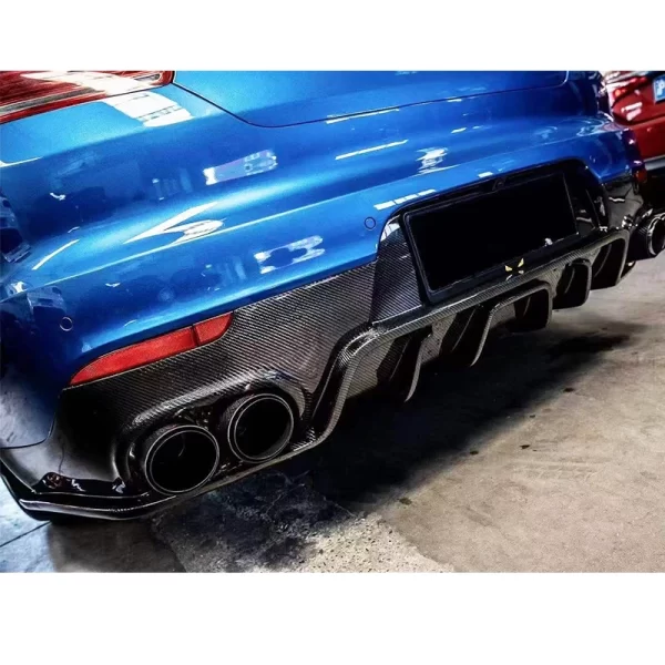 Suitable for Porsche 2009-2016 Panamera 970 Carbon Fiber Front Lip, Rear Bumper, Rear Lip Lower Deflector Side, Body Side Skirt - Image 2