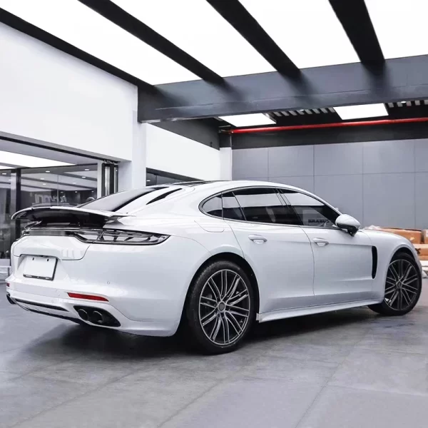 For Porsche Panamera 2017-2023 971 to TurboS Style Body Kit Front Bumper Rear Lip Tips Car Grille Front Bumper Modification - Image 4