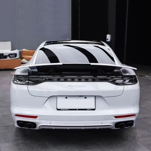 For Porsche Panamera 2017-2023 971 to TurboS Style Body Kit Front Bumper Rear Lip Tips Car Grille Front Bumper Modification - Image 5