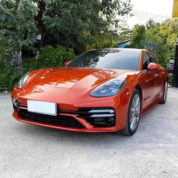 For Porsche Panamera 2017-2023 971 to TurboS Style Body Kit Front Bumper Rear Lip Tips Car Grille Front Bumper Modification - Image 6