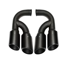Suitable for Porsche 2011-2014 Cayenne 958 Four Outlet Tailpipe Tailpipe Exhaust Modification Tail Throat Exhaust Pipe