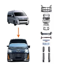 Suitable for  Hiace Old and New Surround Kit Front Bumper Headlight Assembly Fog Light Appearance Modification Caesar Body Kit