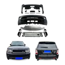 For Range Rover 2010-2013 Car Modification Upgrade Sport Front Bumper and Rear Bumper Body Kitl