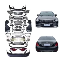 For Mercedes Benz W222 Car Modification Body Kit Upgrade Maybach S680 Front Bumper Headlights Rear Bumper Taillights