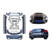 For Bentley Continental GT 2016-2019 Upgrade Supersport Body Kit Car Modification Front and Rear Bumpers