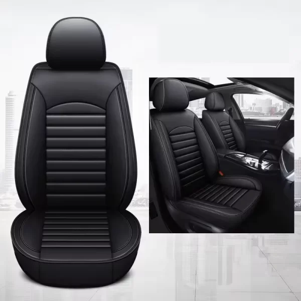 YLA Wholesale High Quality Car Seat Protector Full Leather Seat Cover Universal Car Seat Cover - Image 2
