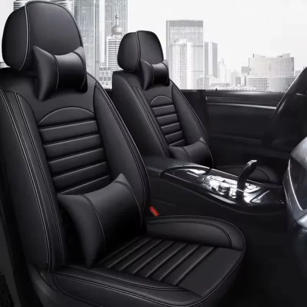 YLA Wholesale High Quality Car Seat Protector Full Leather Seat Cover Universal Car Seat Cover - Image 4