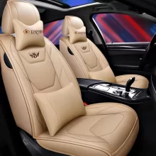 YLA Factory Price Luxury Car Interior Accessories Universal Leather Car Seat Cover Set for Interior Decoration