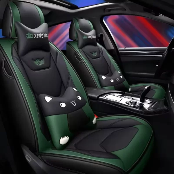 YLA Factory Price Luxury Car Interior Accessories Universal Leather Car Seat Cover Set for Interior Decoration - Image 2