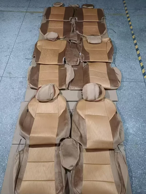 YLA Factory Wholesale Seat Protector Car Interior Accessories Custom Full Set Luxury Car Seat Covers for TOYOTA Fortuner - Image 2